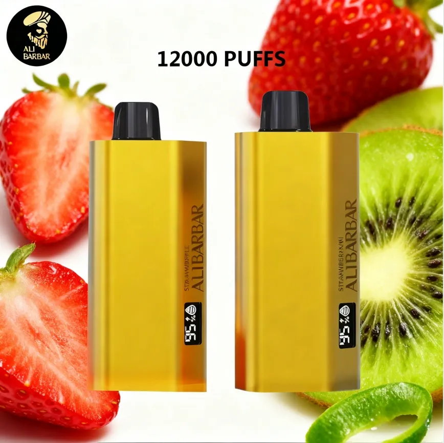 ALIBARBAR TEQ 12000 PUFFS - STRAWBERRY KIWI