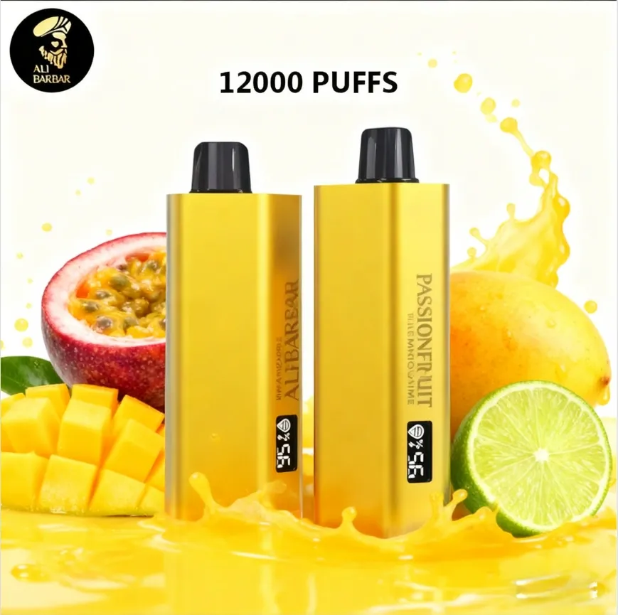 ALIBARBAR TEQ 12000 PUFFS - PASSIONFRUIT MANGO LIME