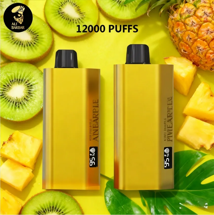 ALIBARBAR TEQ 12000 PUFFS - KIWI PINEAPPLE