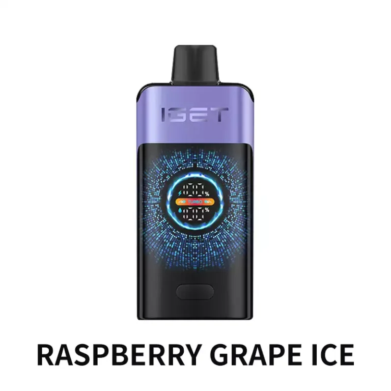 IGET One 12000 Puffs - RASPBERRY GRAPE ICE